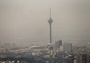 هوای تهران ناسالم است/ پیش بینی رگبار و وزش باد نسبتا شدید