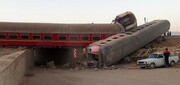 اعلام آخرین جزییات حادثه خروج قطار مسافربری از ریل در محور طبس_یزد