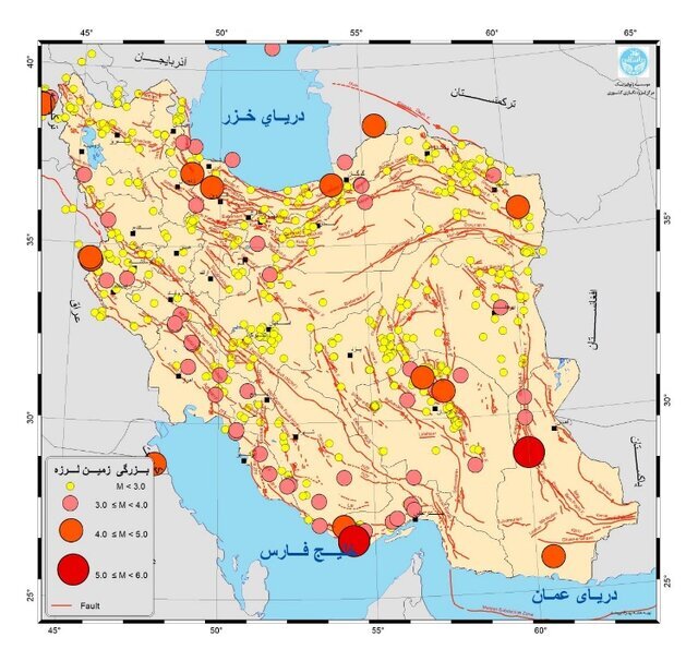 ایران در خردادماه بیش از ۷۰۰ بار لرزید/ هرمزگان با بالاترین آمار زلزله