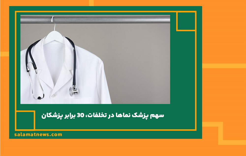 سهم پزشک نماها در تخلفات، 30 برابر پزشکان سهم پزشک نماها در تخلفات، 30 برابر پزشکان