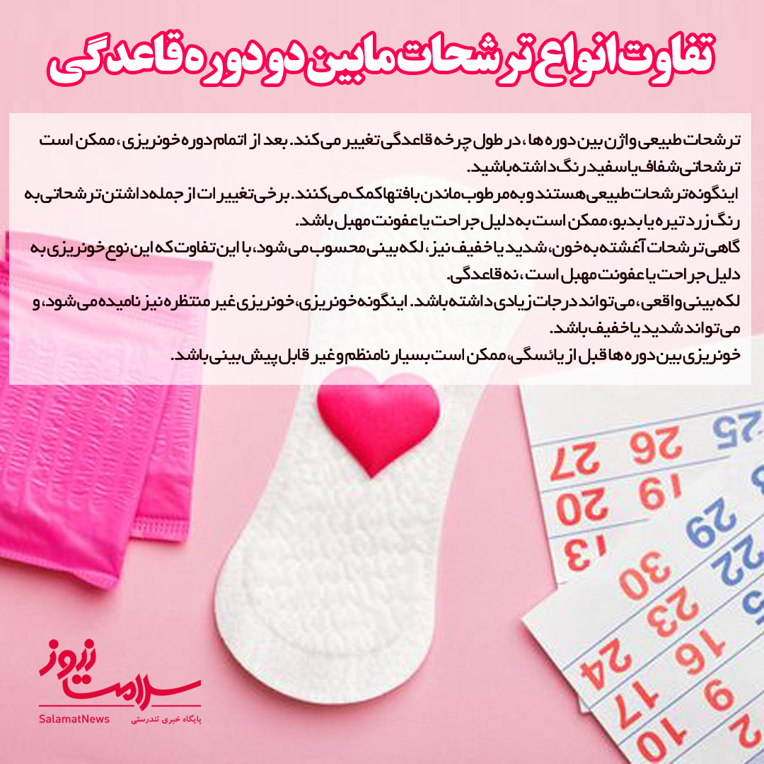 آیا لکه بینی بین دو دوره قاعدگی خطرناک است ؟