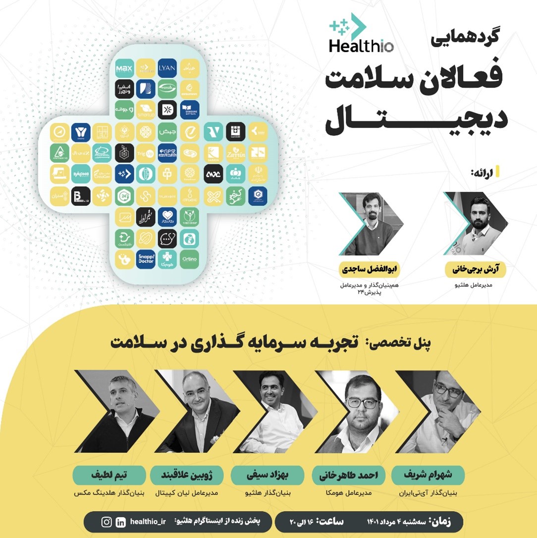 هلثیو اولین گردهمایی تخصصی فعالان سلامت دیجیتال
