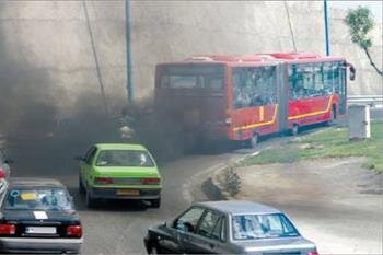 جولان اتوبوسهای دودزا در شرایط اضطراری  جولان اتوبوسهای دودزا در شرایط اضطراری