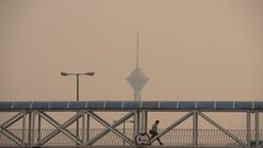 کیفیت نامطلوب هوای تهران در مناطق پرتردد