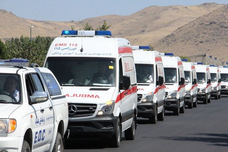  ۱۰۰۰ آمبولانس و ۷۰ موتورآمبولانس به ظرفیت اورژانس کشور اضافه خواهد شد 