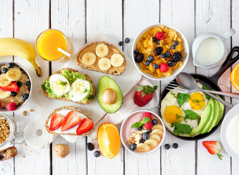 کاهش وزن با ۱۳ خوراکی در وعده صبحانه
