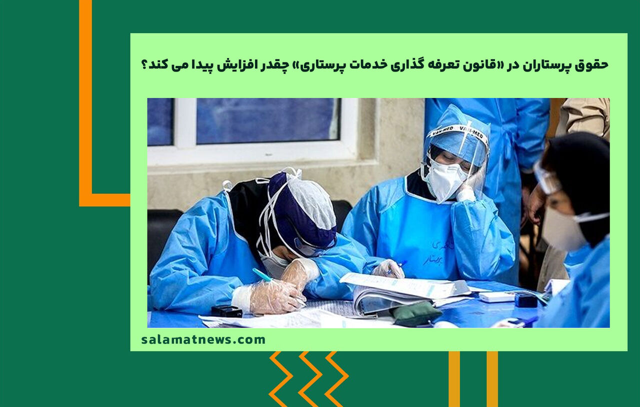 حقوق پرستاران در «قانون تعرفه گذاری خدمات پرستاری» چقدر افزایش پیدا می کند؟ حقوق پرستاران در «قانون تعرفه گذاری خدمات پرستاری» چقدر افزایش پیدا می کند؟