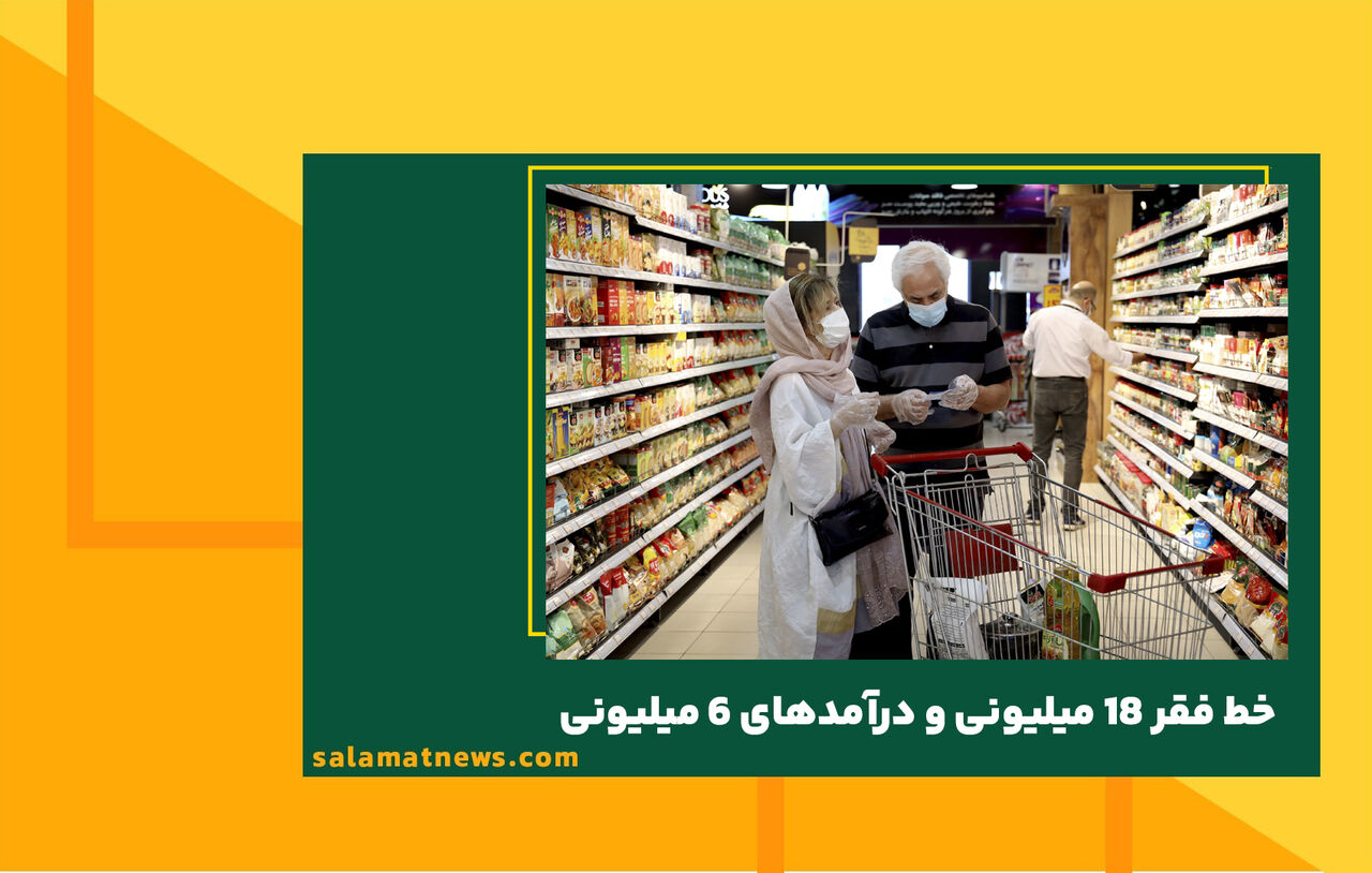 خط فقر 18 میلیونی و درآمدهای 6 میلیونی خط فقر 18 میلیونی و درآمدهای 6 میلیونی