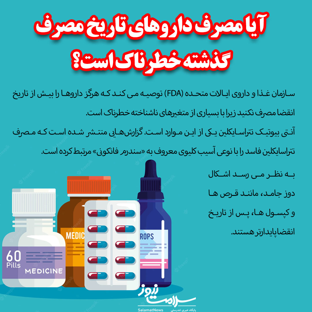 قرص و شربت چه زمانی فاسد می شود؟