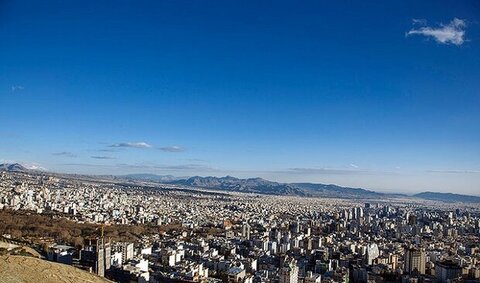 کیفیت هوای پایتخت در شرایط قابل قبول