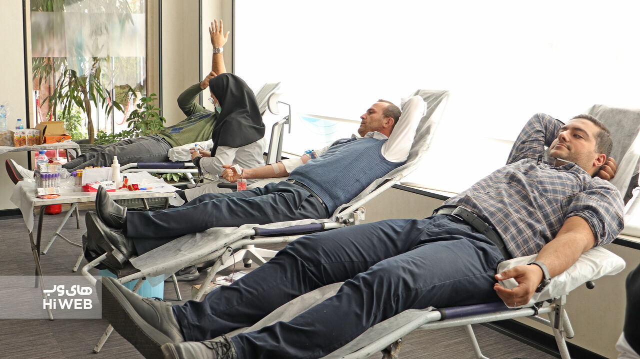 اجرای طرح اهدای خون در پارک فناوری فردا مورد استقبال کارکنان قرار گرفت