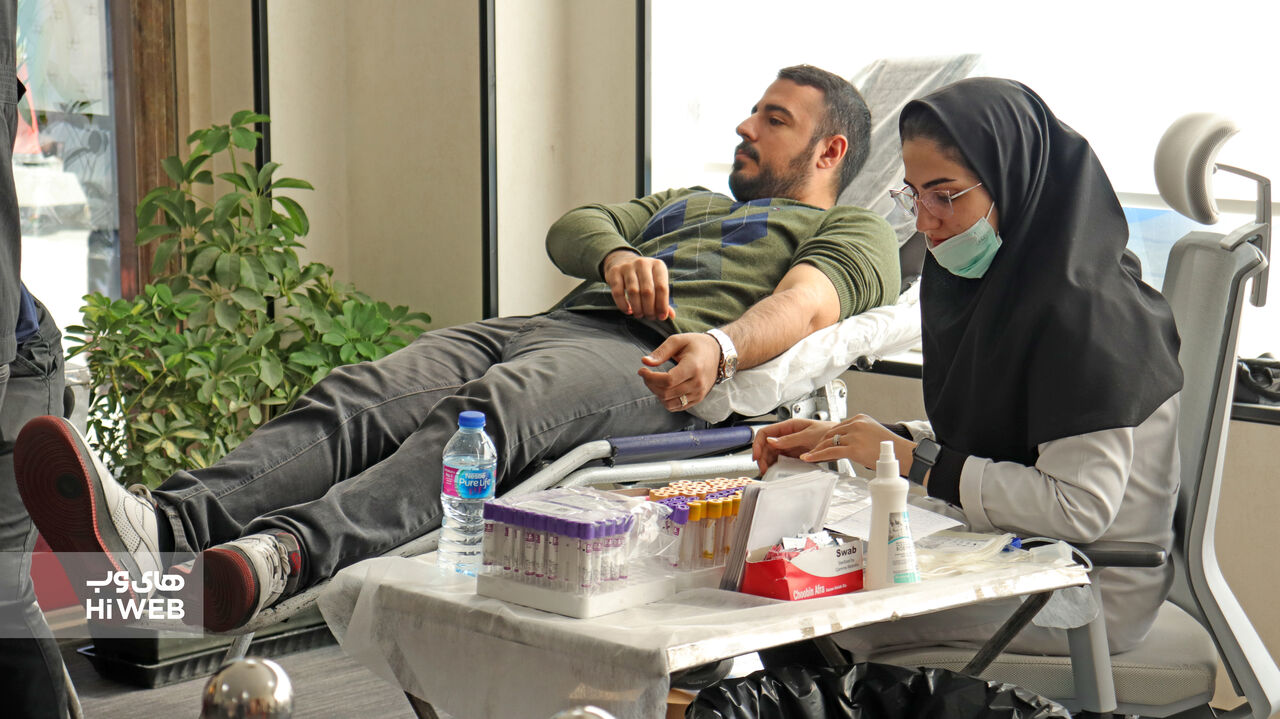 اجرای طرح اهدای خون در پارک فناوری فردا مورد استقبال کارکنان قرار گرفت
