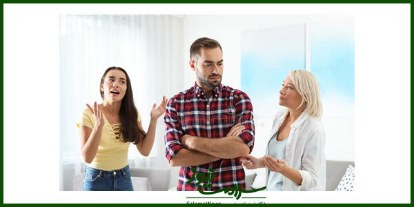 اختلافات زن و شوهری بر سر رفت و آمدهای خانوادگی