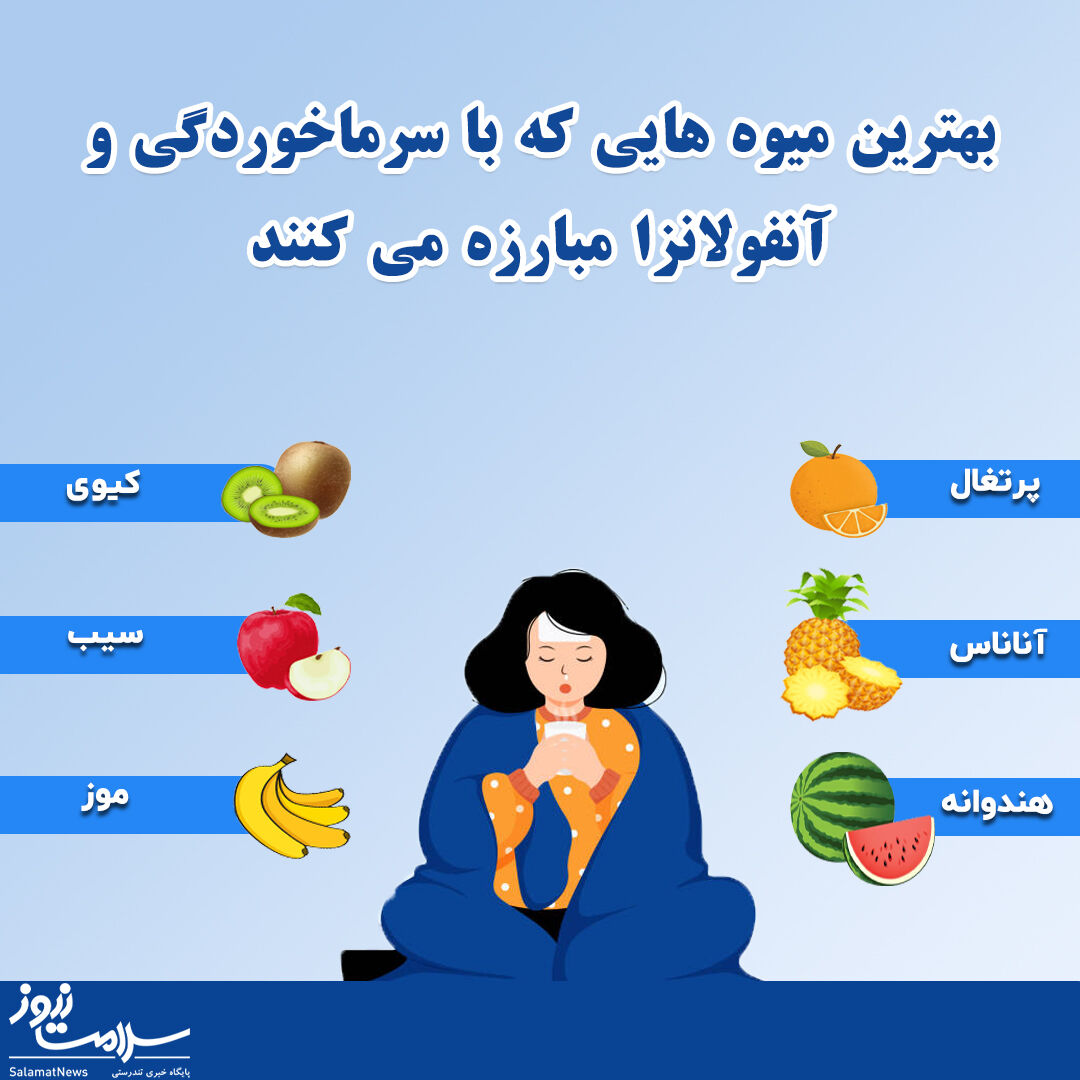 بهترین میوه های برای سرماخوردگی وآنفولانزا