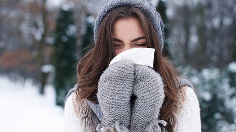 سرماخوردن در هوای سرد 