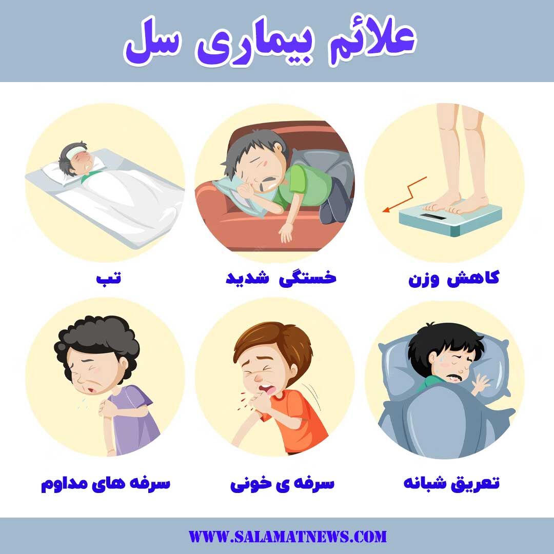علائم بیماری سل