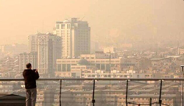 کیفیت هوای تهران برای گروههای حساس ناسالم است کیفیت هوای تهران برای گروههای حساس ناسالم است