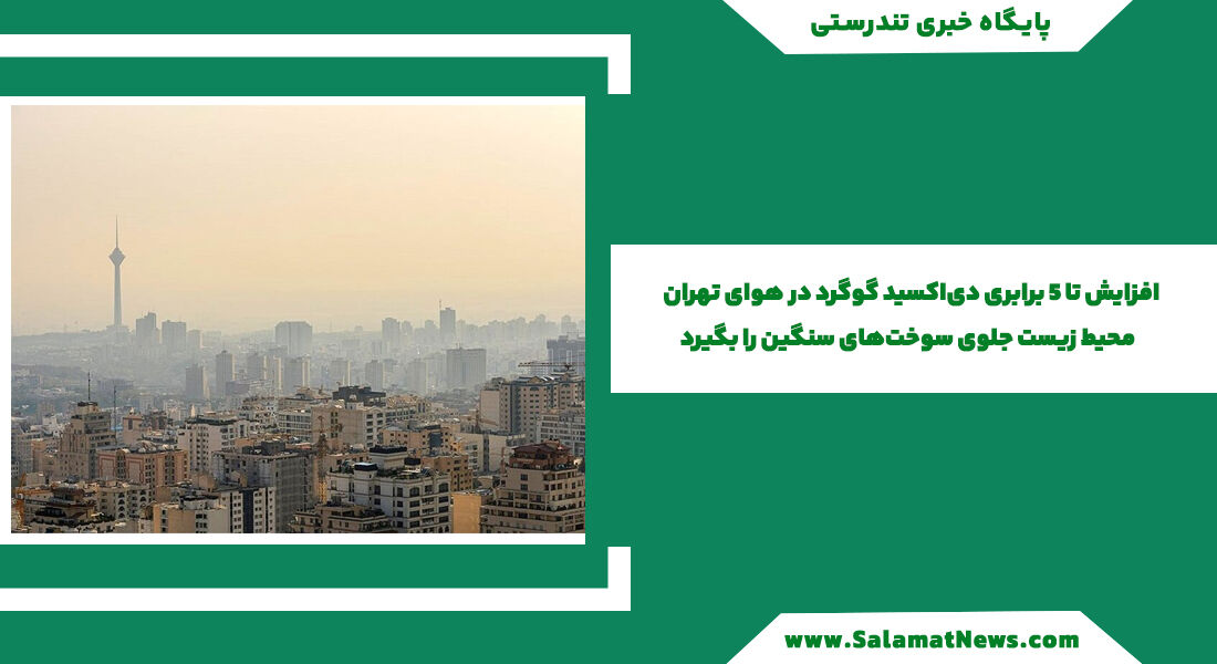 افزایش تا ۵ برابری دی‌اکسید گوگرد در هوای تهران / محیط زیست جلوی سوخت‌های سنگین را بگیرد