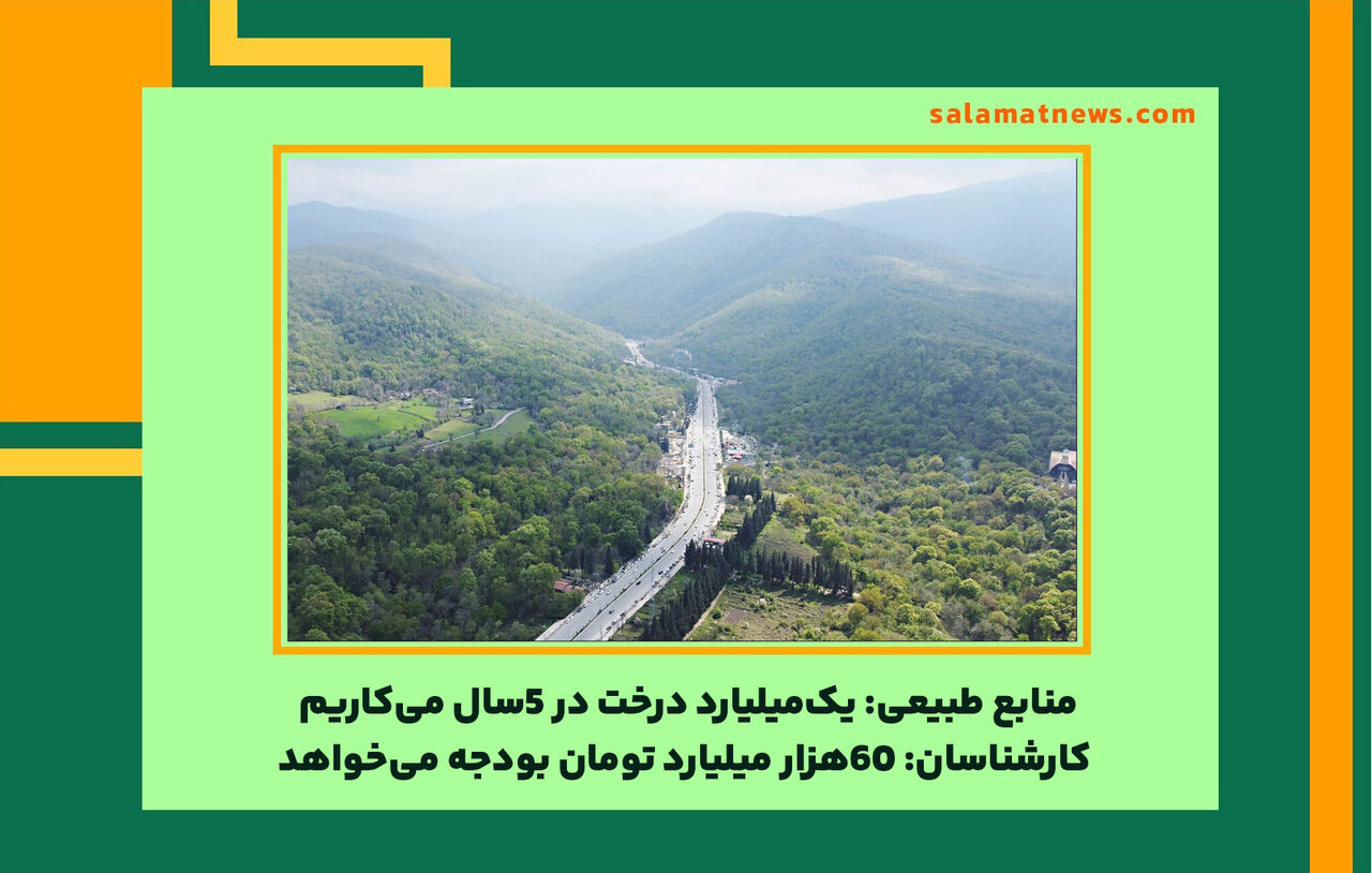 منابع طبیعی: یک‌میلیارد درخت در 5سال می‌کاریم/ کارشناسان: 60هزار میلیارد تومان بودجه می‌خواهد