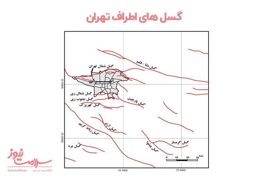 نقاط سفید زلزله در ایران