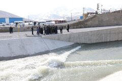 بهره برداری رسمی از سامانه انتقال آب به دریاچه ارومیه با حضور رییس جمهور