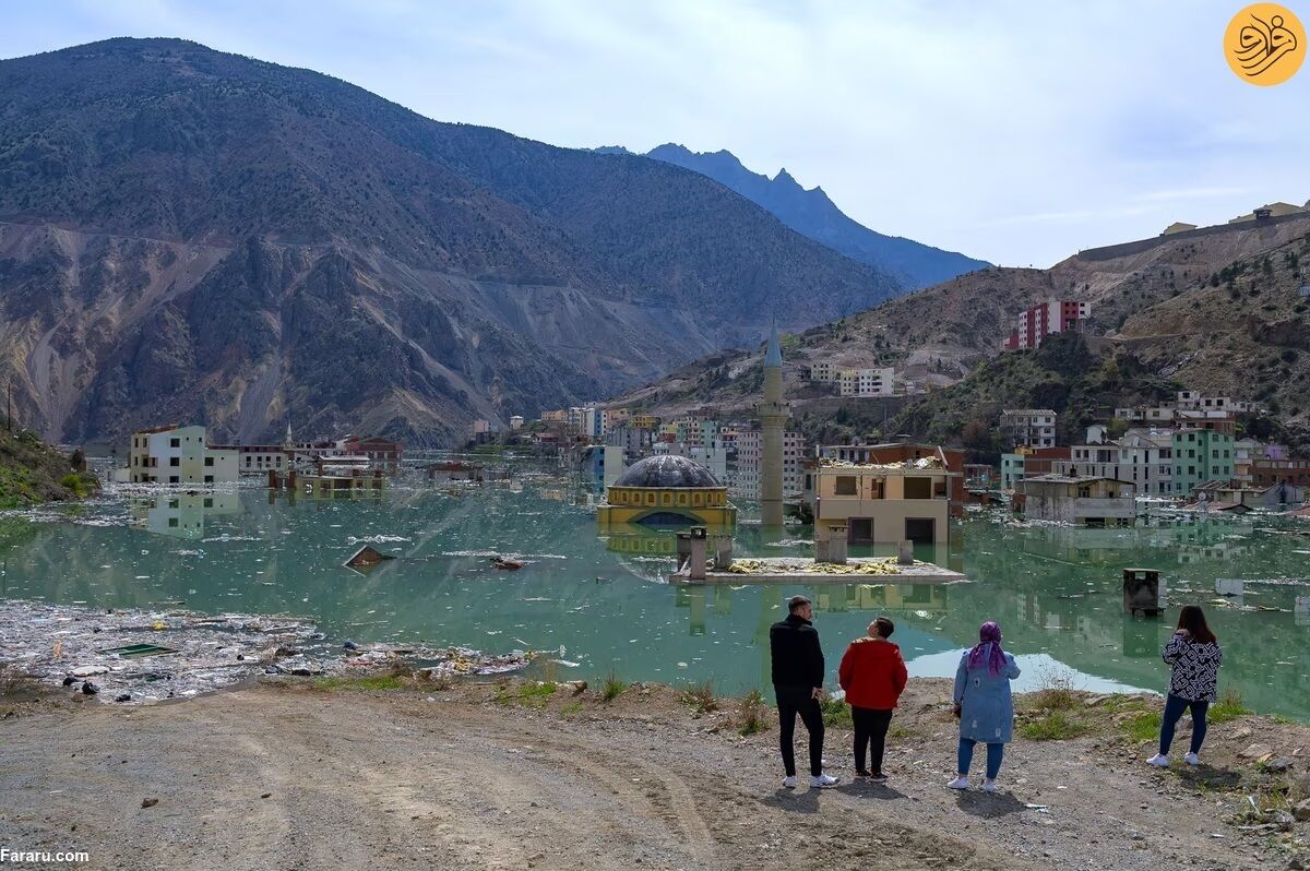 تصاویر/ اردوغان یک شهر ۷۰۰۰ نفری را غرق کرد!