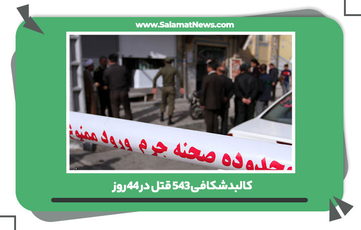 کالبدشکافی ۵۴۳ قتل در ۴۴روز کالبدشکافی ۵۴۳ قتل در ۴۴روز