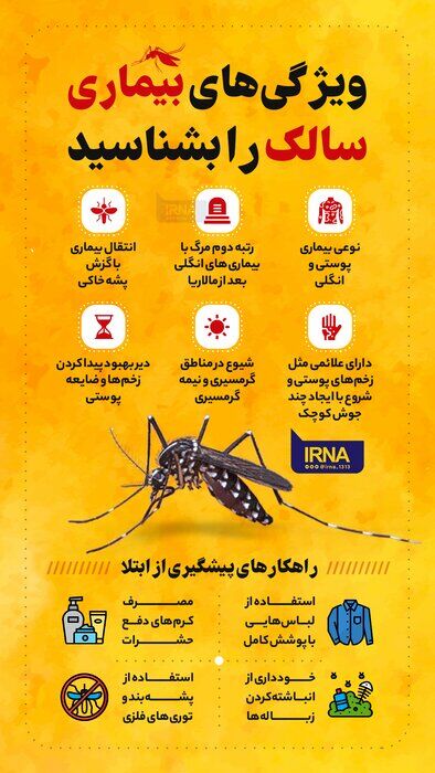 کاهش چشمگیر موارد ابتلا به سالک در کشور