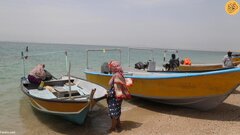 زنان ماهیگیر نه مجوز کار دارند نه بیمه