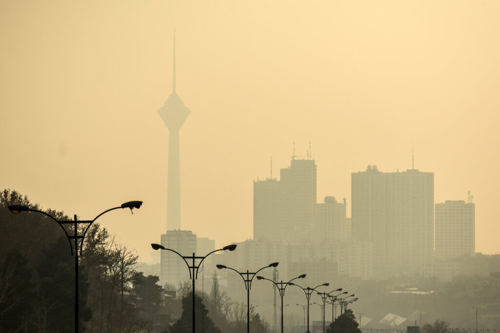 کاهش کیفیت هوای تهران در مناطق پرتردد