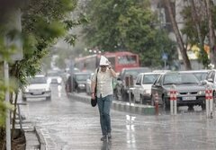 رگبار باران در برخی نقاط کشور 