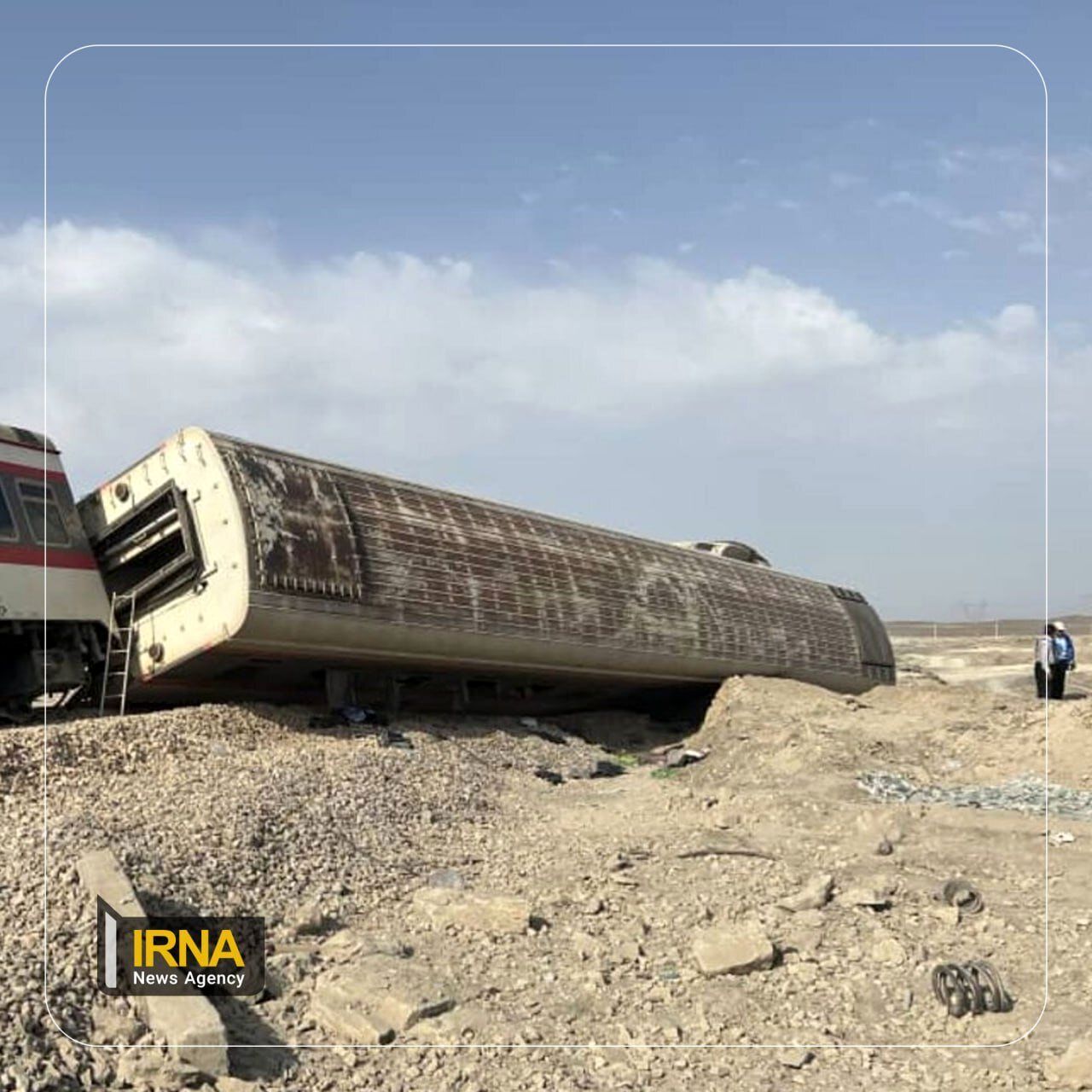 قطار مسافربری تهران - ارومیه از ریل خارج شد