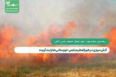 آتش سوزی در هورالعظیم نفس خوزستانی‌ها را بند آورده