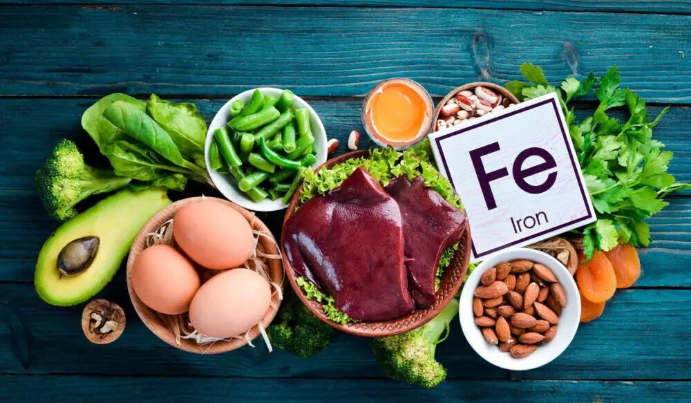 مواد غذایی سرشار از آهن مواد غذایی سرشار از آهن