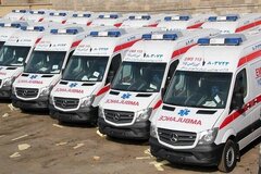 وورد ۵۰۰ دستگاه آمبولانس جدید و ۳۰۰ موتورلانس به ناوگان اورژانس کشور