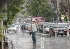 رگبار باران در برخی نقاط کشور