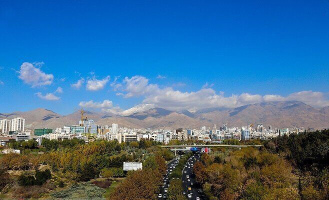 - کیفیت هوای تهران در شرایط قابل قبول