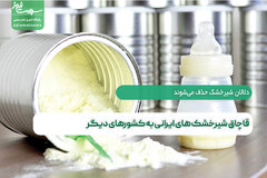 قاچاق شیرخشک های ایرانی به کشورهای دیگر