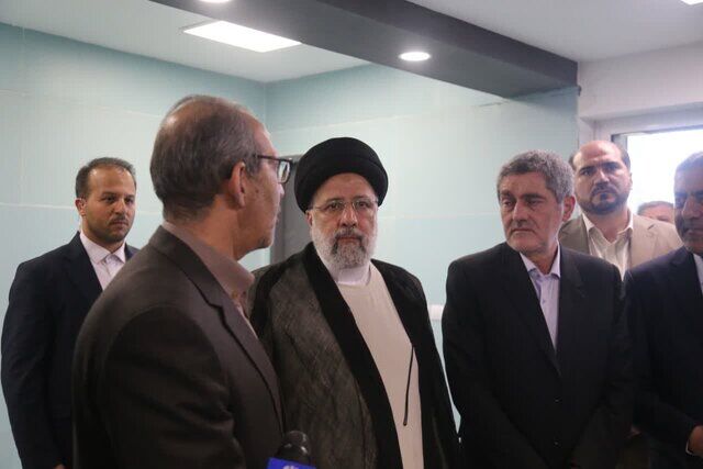رئیس جمهور بیمارستان شهدای رستم را افتتاح کرد رئیس جمهور بیمارستان شهدای رستم را افتتاح کرد