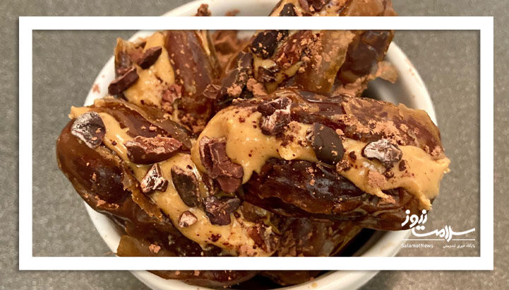 اسنک خرما و بادام زمینی