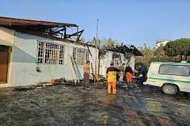 آتش‌سوزی در یک کمپ ترک اعتیاد در لنگرود؛ ۲۷ کشته و ۱۲ زخمی تاکنون