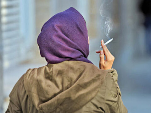 افزایش ۱۹۰ درصدی مصرف سیگار در خانم‌ها