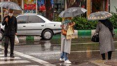 بارش باران در شمال کشور/ آلودگی‌ هوا در کلانشهرها 