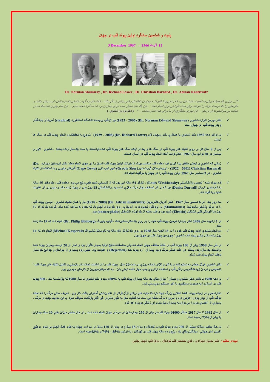 عکس/ اولین عمل جراحی قلب باز در ایران توسط چه کسی انجام شد؟