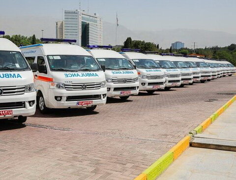 آغاز تزریق آمبولانس به ناوگان بیمارستانی پس از ۱۵ سال وقفه