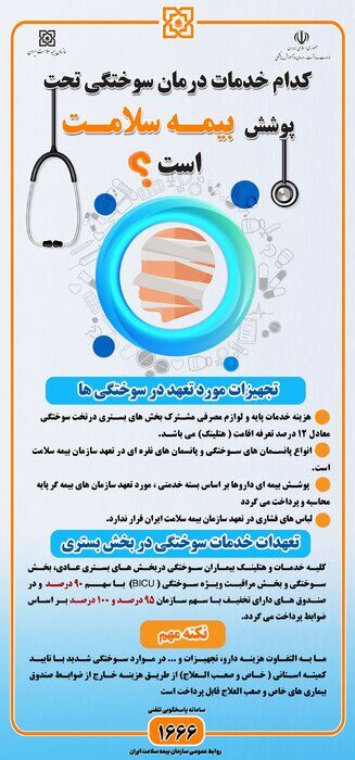 جزئیات تعهدات بیمه سلامت در حوزه سوختگی