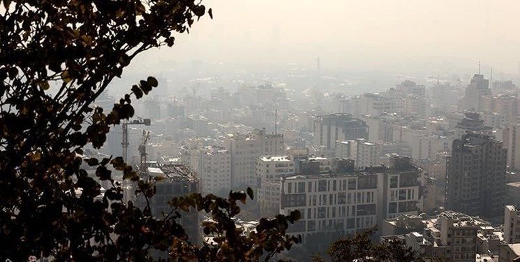تنفس هوای ناسالم برای گروه‌های حساس در تهران بارانی