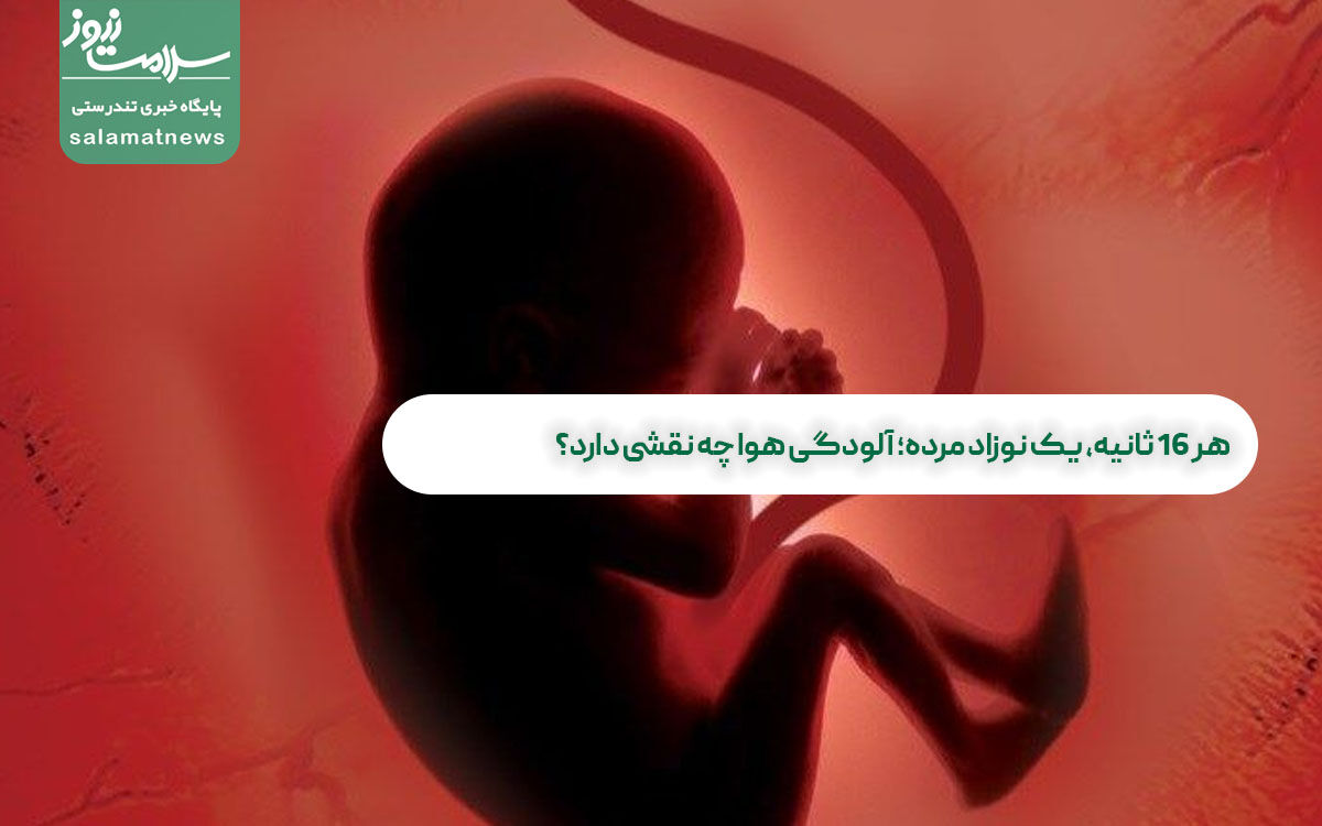 هر ۱۶ ثانیه، یک نوزاد مرده؛ آلودگی هوا چه نقشی دارد؟ هر ۱۶ ثانیه، یک نوزاد مرده؛ آلودگی هوا چه نقشی دارد؟