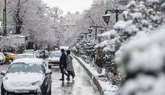 موج بارش برف و باران در تهران و ۱۲ استان دیگر از فردا | بارش‌ها از این روز شدید می‌شود