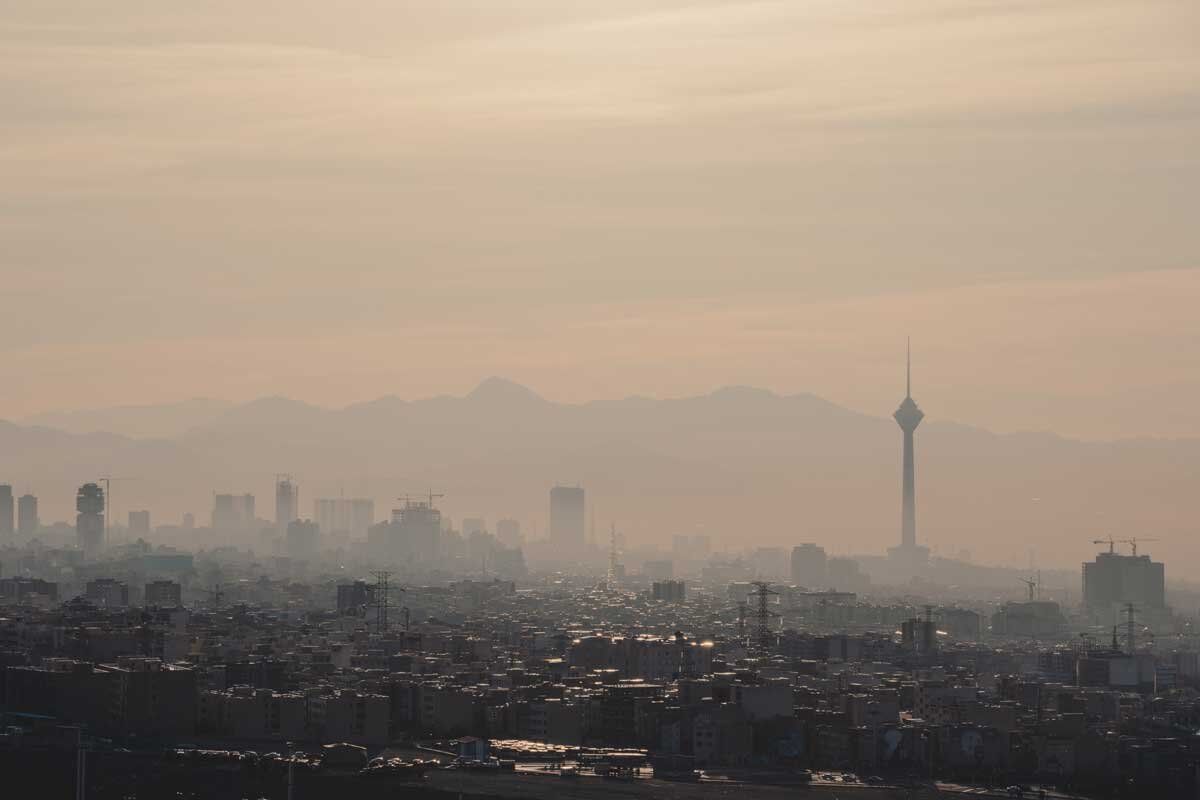 کیفیت «ناسالم» هوای تهران برای گروههای حساس کیفیت «ناسالم» هوای تهران برای گروههای حساس